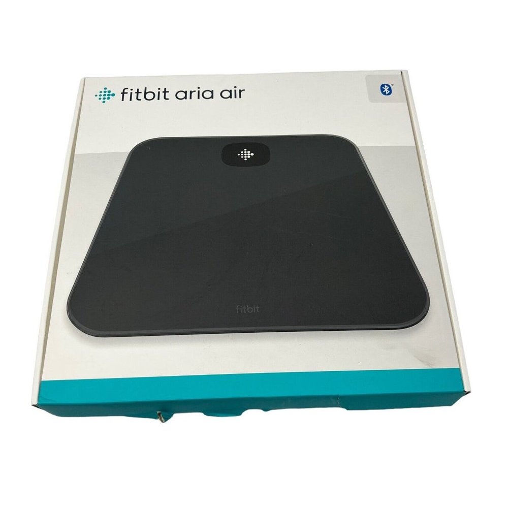 NEW BLACK Fitbit Aria Air FB203BK Bluetooth Digital Body Weight BMI Smart Scale